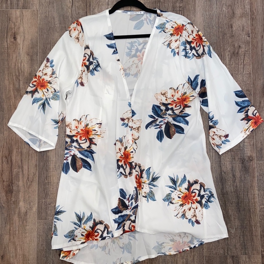 Pink Milly Floral Kimono